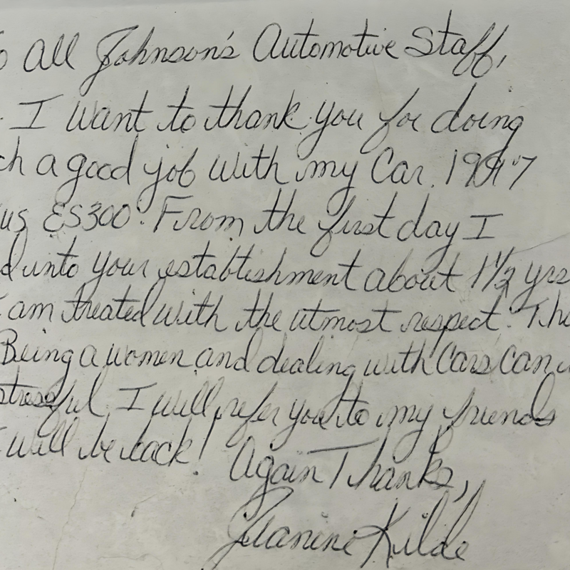 We love Thank You cards!